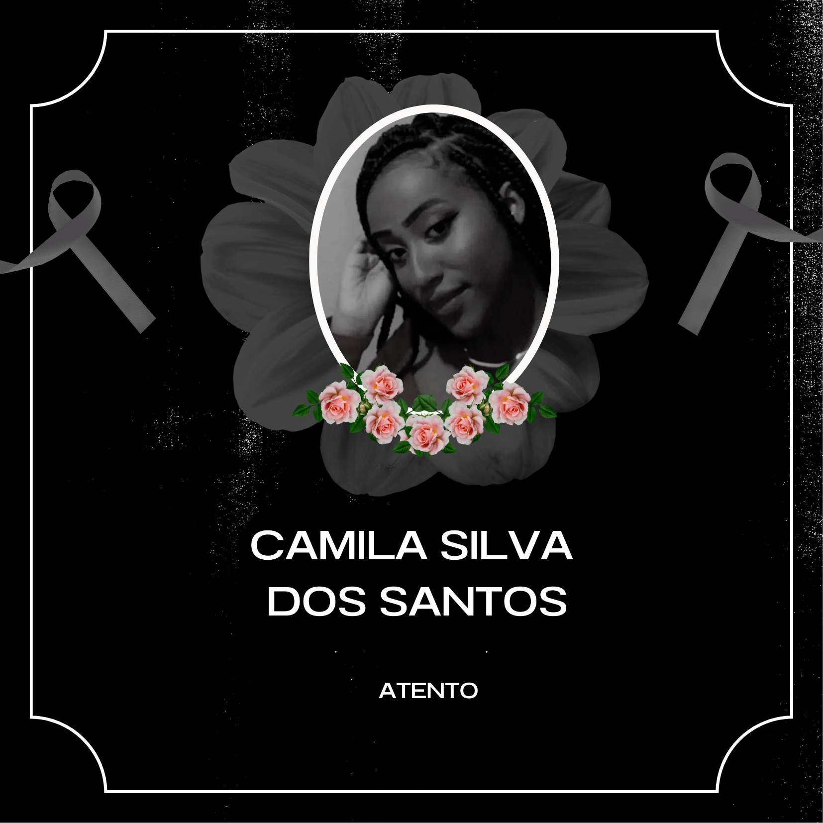 NOTA DE PESAR: Camila Silva - Atento 